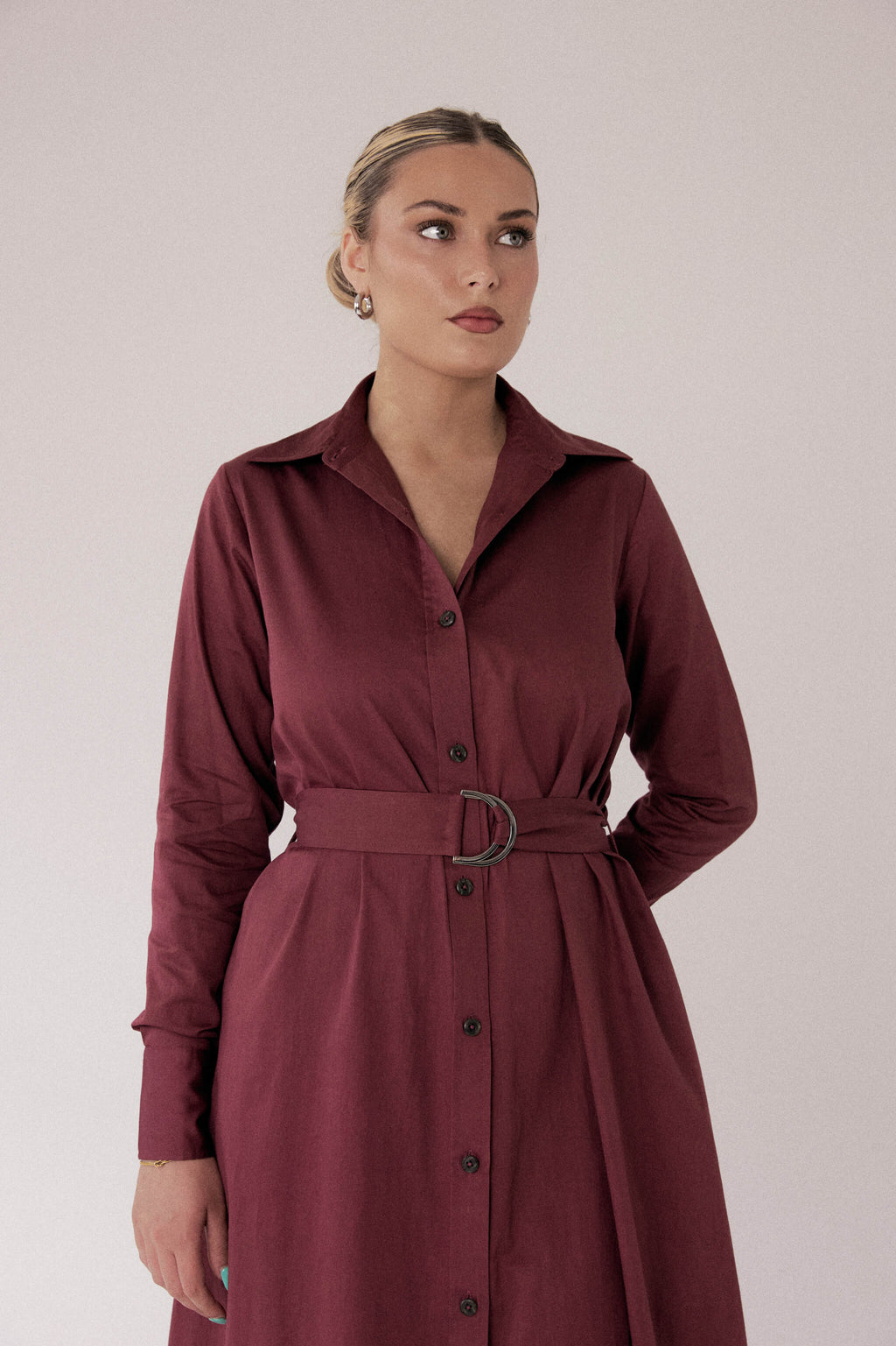 The EveryWear Dress – Oxblood