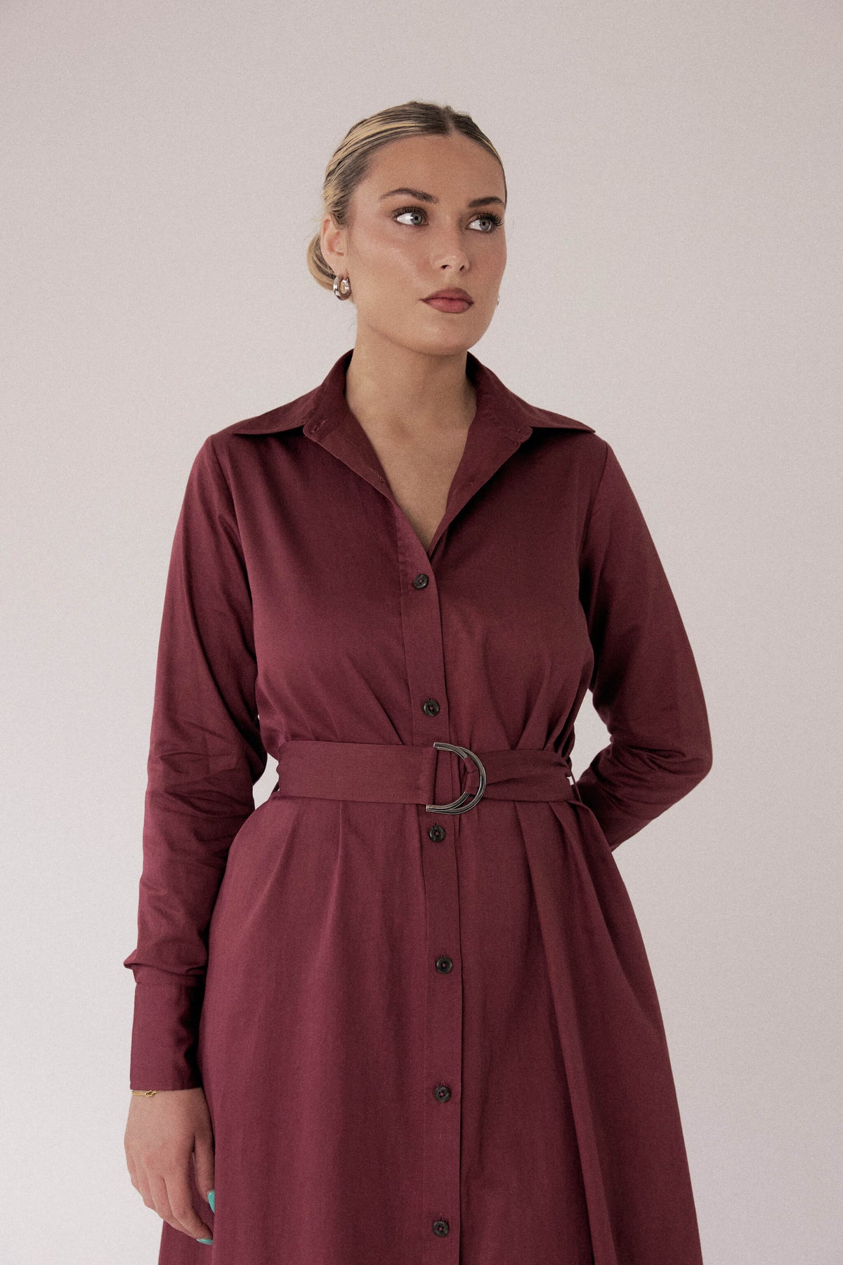 The EveryWear Dress – Oxblood