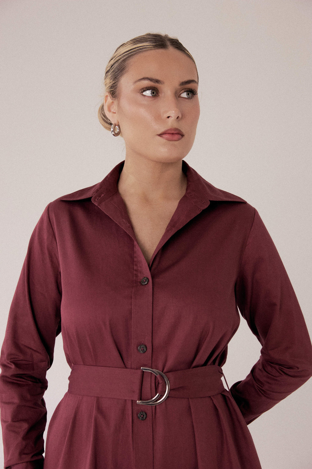 The EveryWear Dress – Oxblood