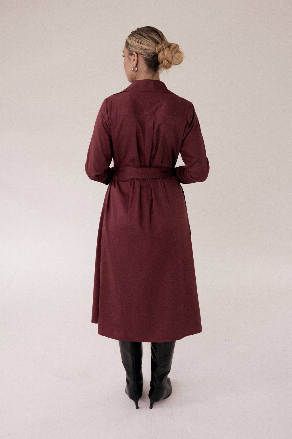 The EveryWear Dress – Oxblood
